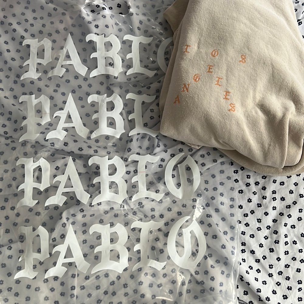 Kanye west life of Pablo merch with original bag